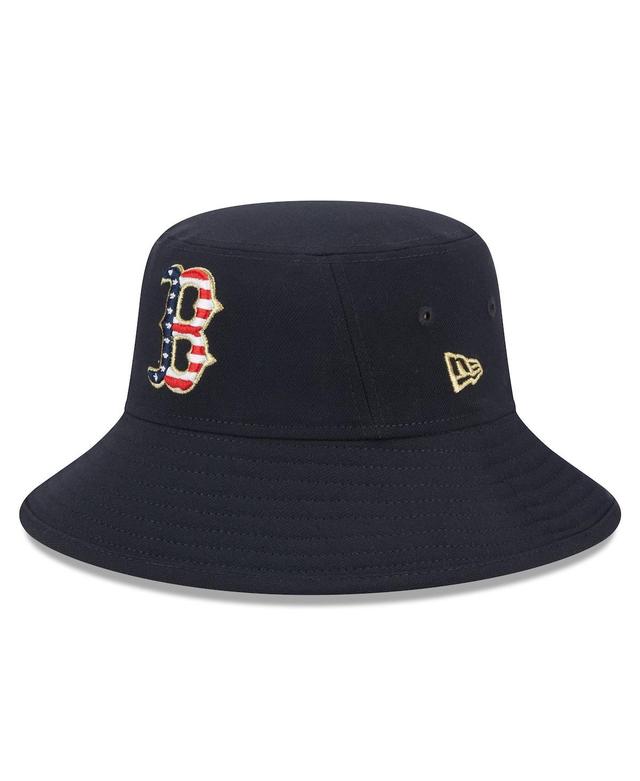 Mens New Era Navy Boston Red Sox 2023 Fourth of July Bucket Hat Product Image