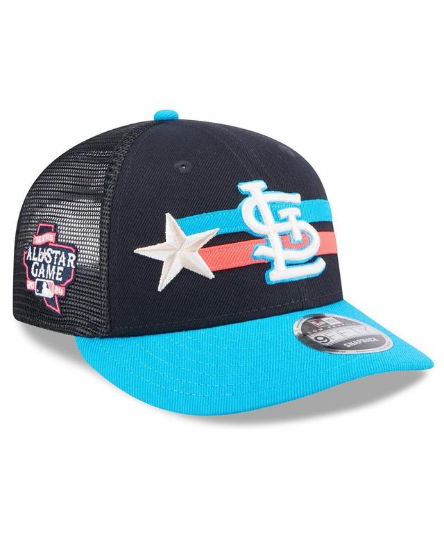 Mens New Era St. Louis Cardinals 2024 MLB All-Star Game Meshback Low Profile 9FIFTY Snapback Hat, Blue Product Image