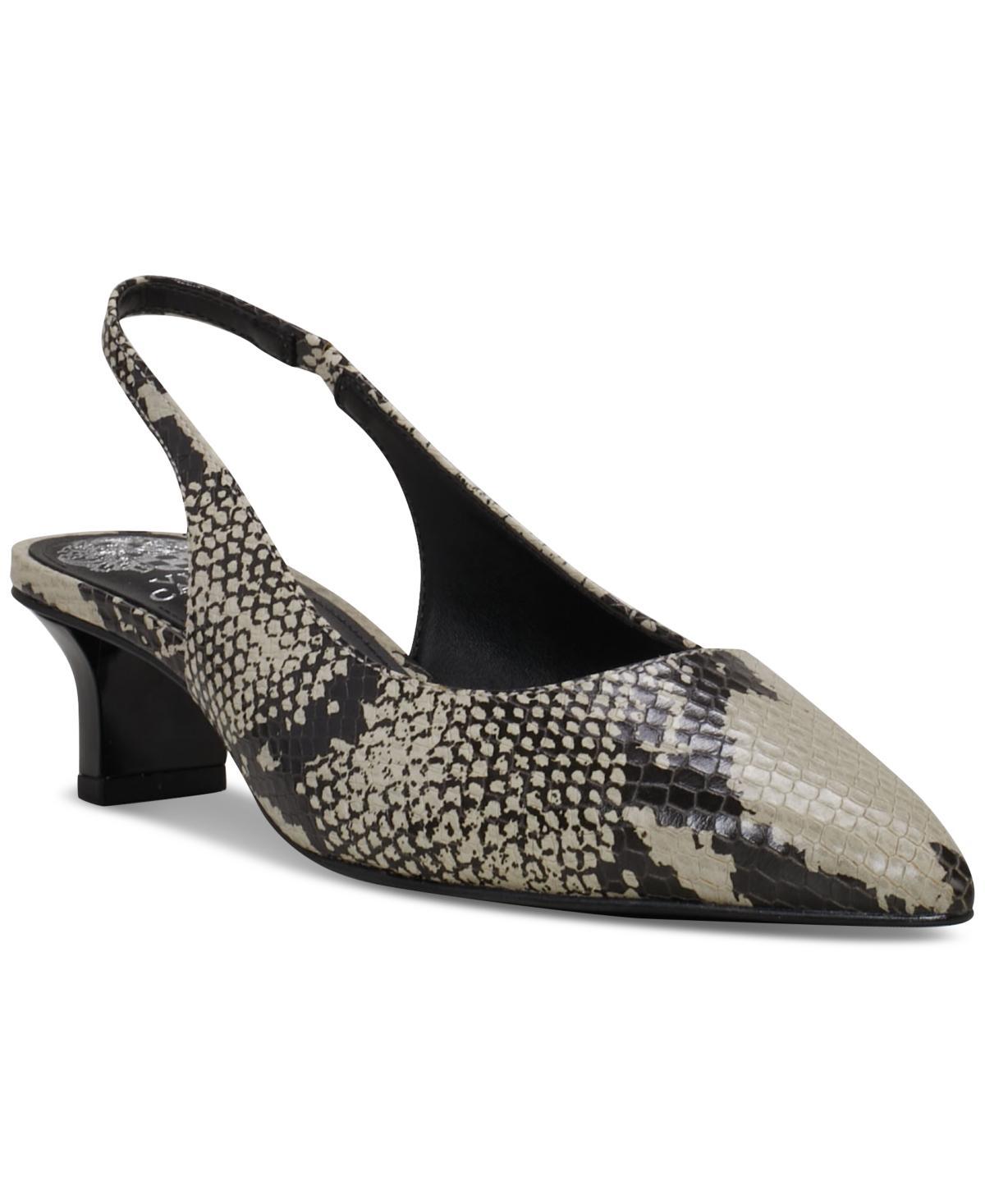 Vince Camuto Womens Pilar Slingback Kitten-Heel Pumps Product Image