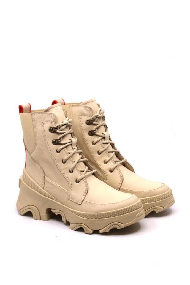 Sorel Brex Boot Lace Bleached Ceramic/Optimized Orange Product Image