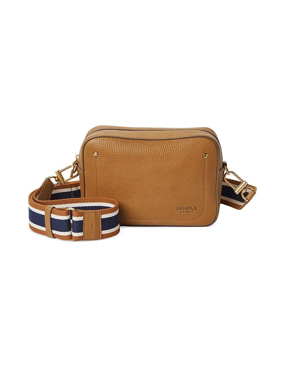 Womens Camera Leather Crossbody Bag product image