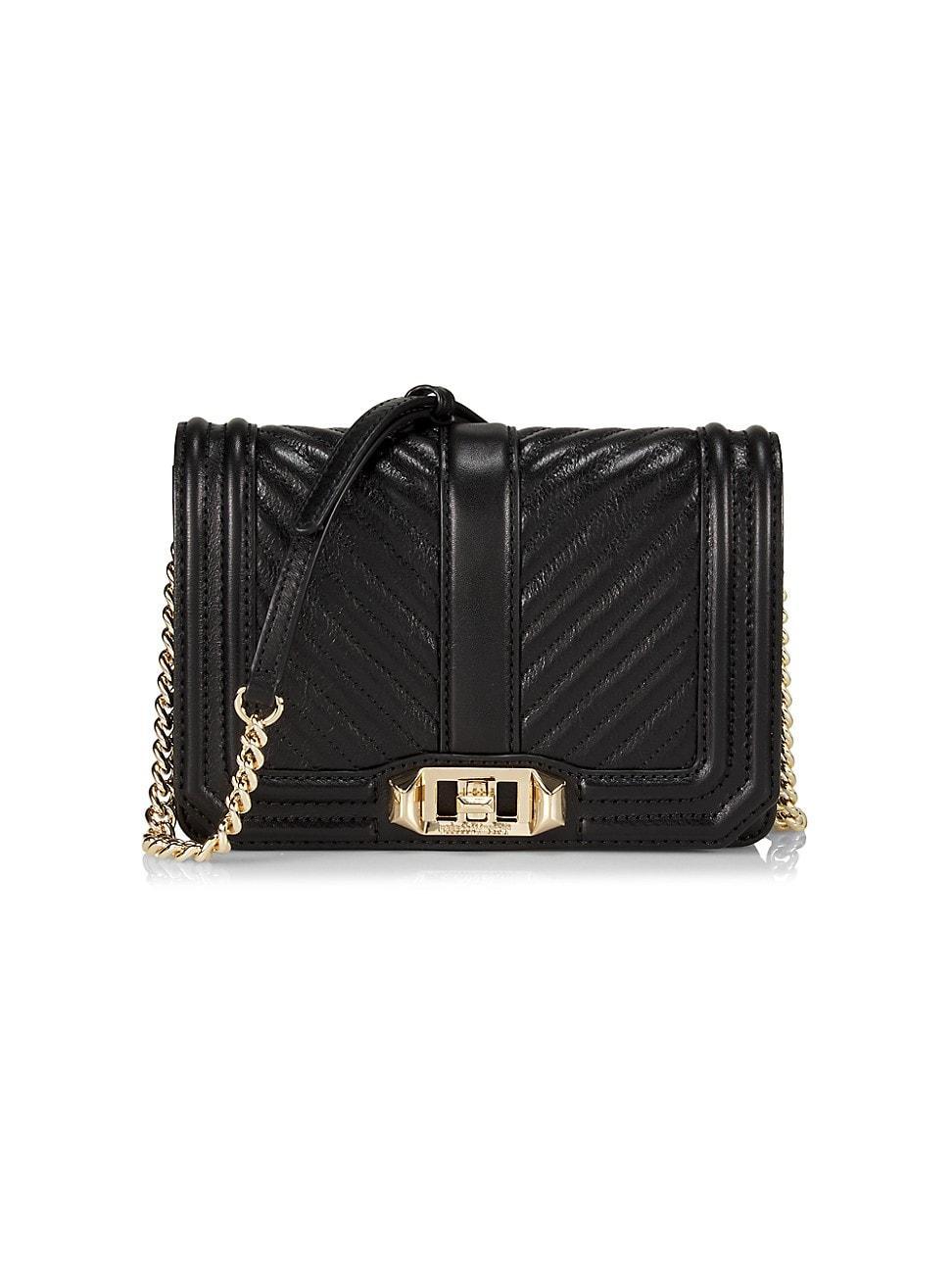 Rebecca Minkoff Small Love Leather Crossbody Bag Product Image