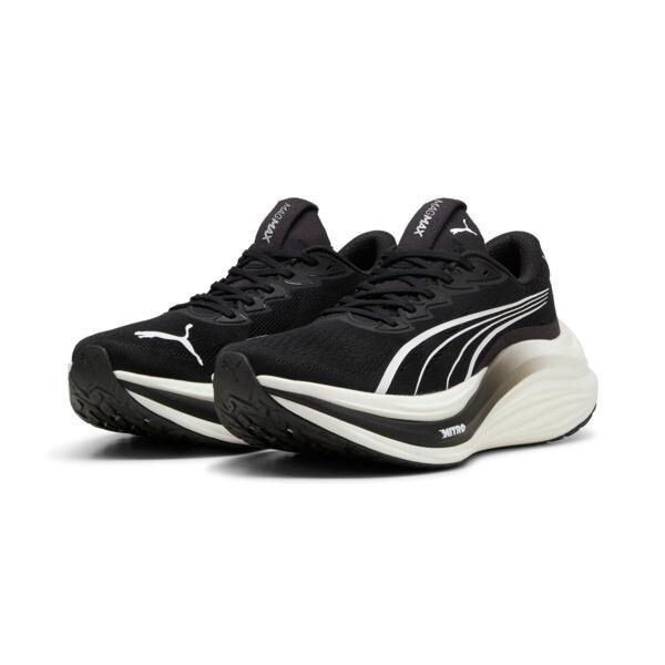 PUMA MagMax NITROâ¢ Men's Running Shoes in Black/White/Cool Dark Grey Product Image