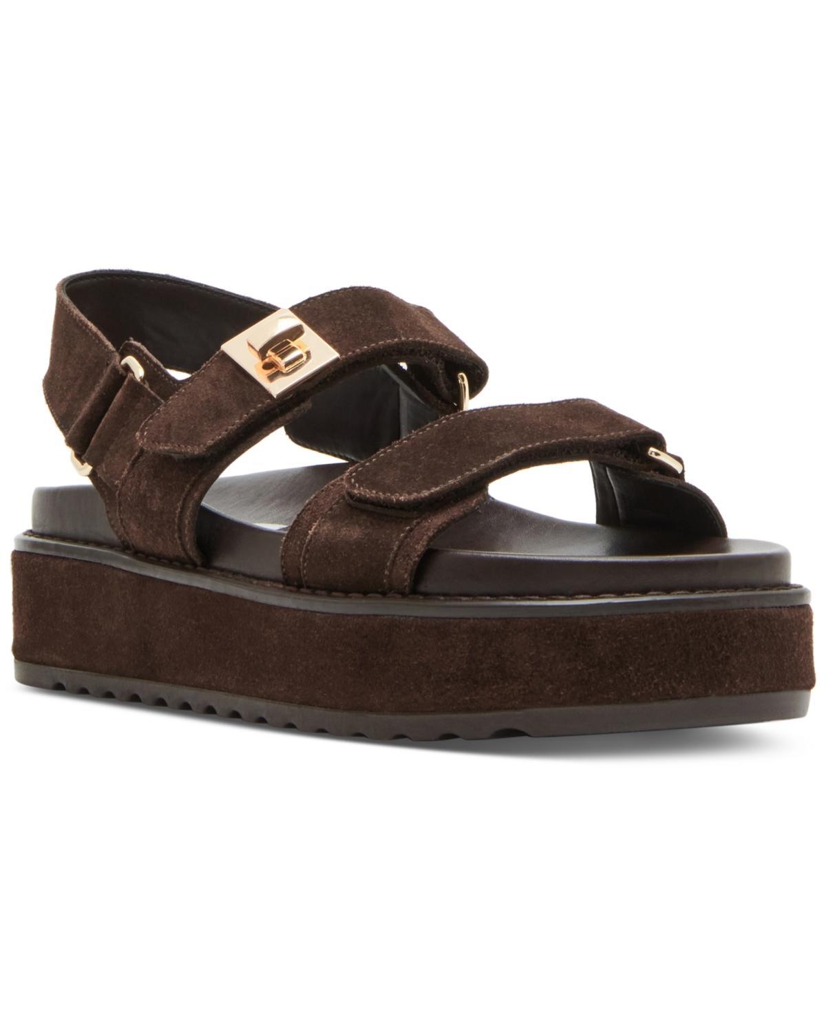 Steve Madden Womens Bigmona Platform Footbed Sandals Product Image