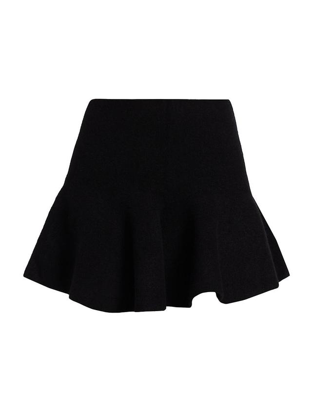 Womens Mapache Flare Miniskirt Product Image