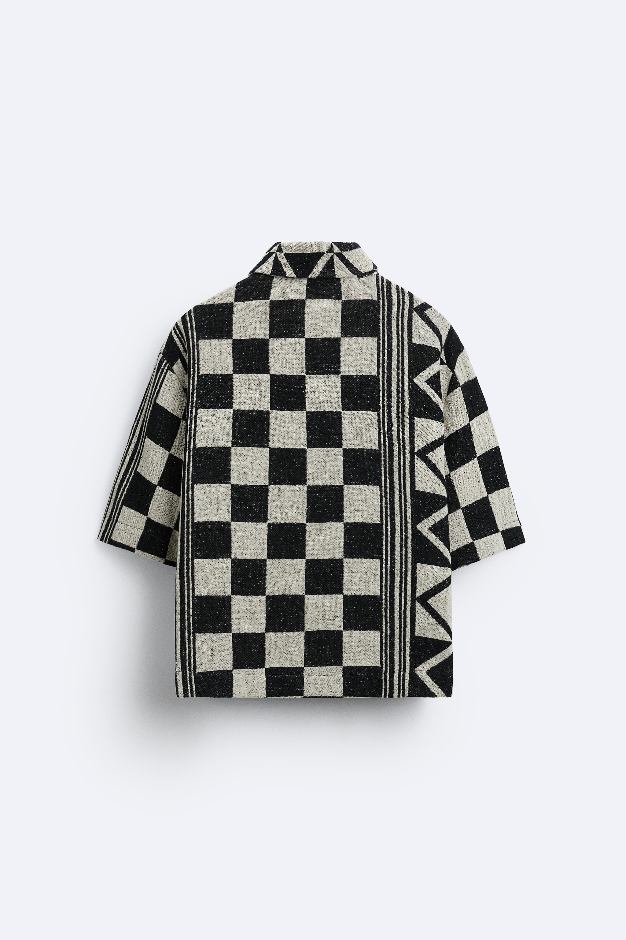 GEOMETRIC JACQUARD SHIRT Product Image