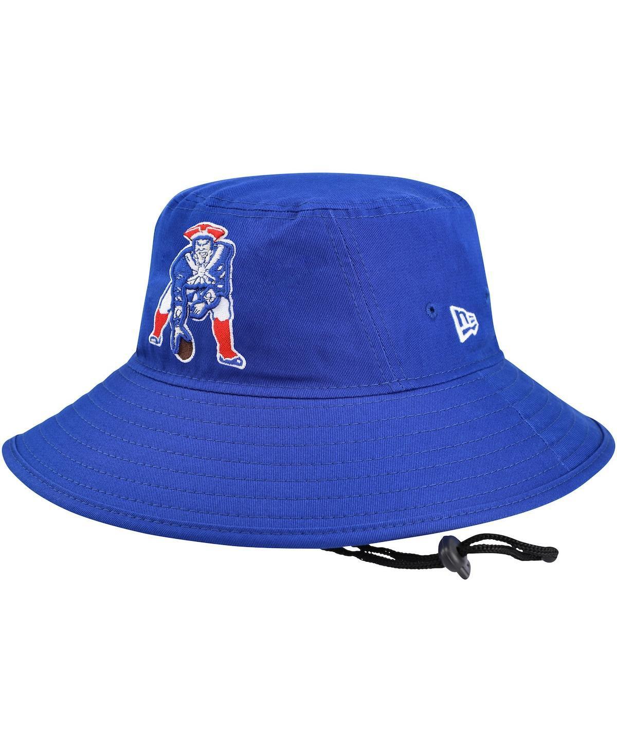 Mens New Era Royal New England Patriots Main Bucket Hat Product Image