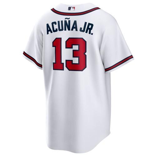 Nike Mens MLB Atlanta Braves (Ronald Acua Jr.) Replica Baseball Jersey Product Image