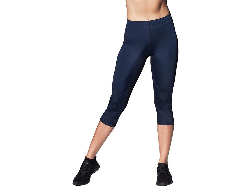 CW-X Stabilyx Joint Support 3/4 Compression Tights (True ) Women's Workout Product Image