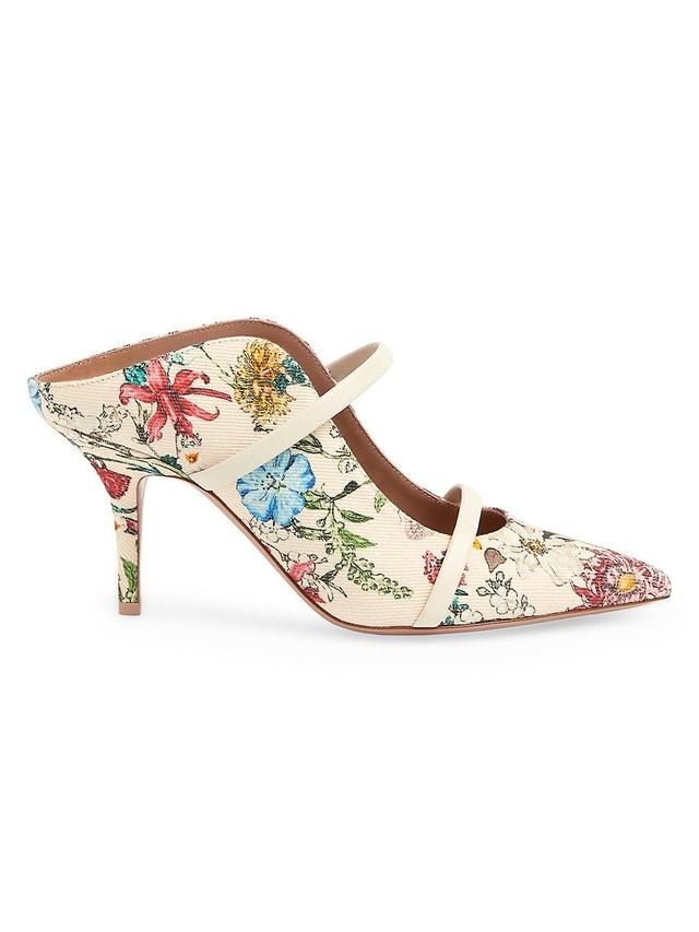 Maureen Floral Dual-Band Mule Pumps Product Image