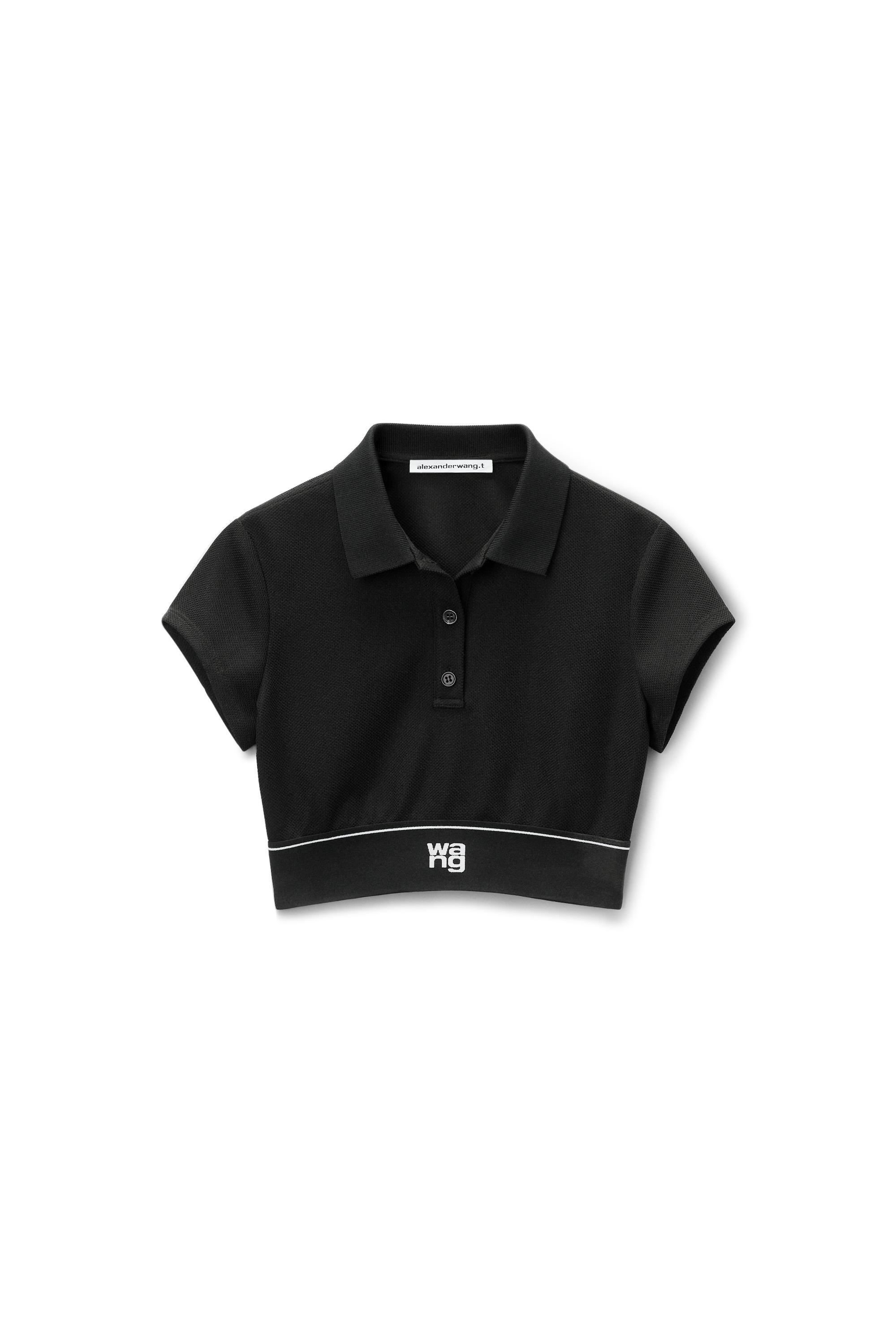 Cheerleader Polo Top In Pique Product Image