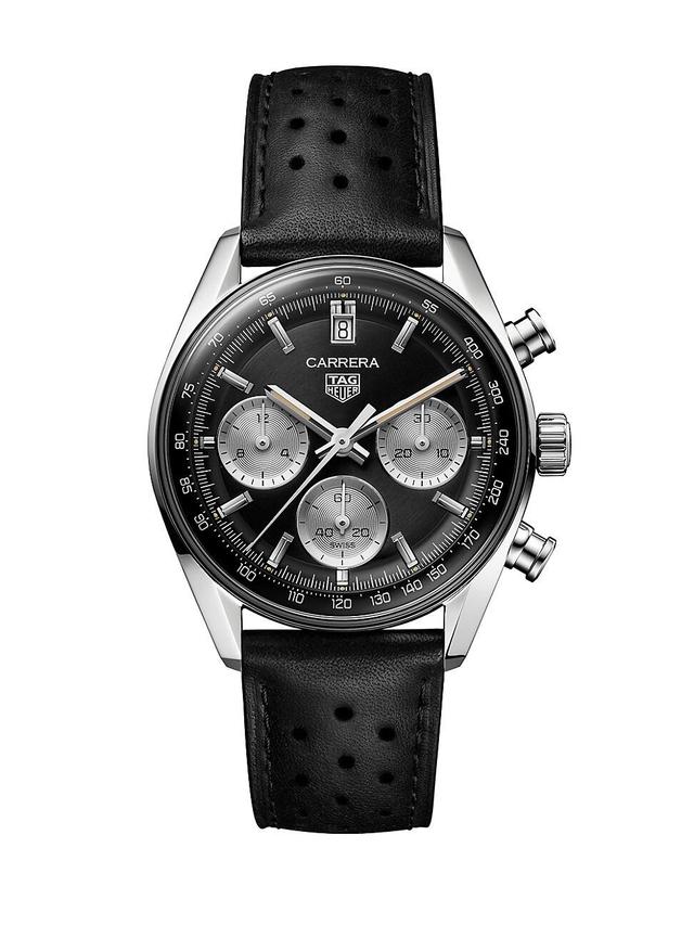 Mens Carrera Stainless Steel Chronograph Watch Product Image