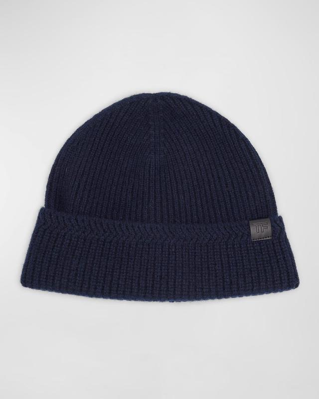 Mens Wool-Cashmere Beanie Hat Product Image