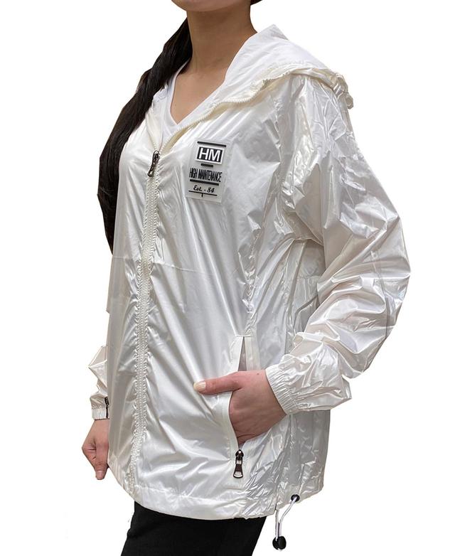 Womens Fashion Hooded Zip-Up Windbreaker Product Image