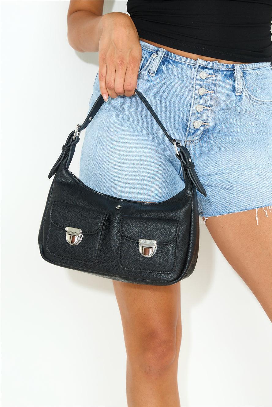 PETA + JAIN Livi Bag Black Pebble Silver Product Image