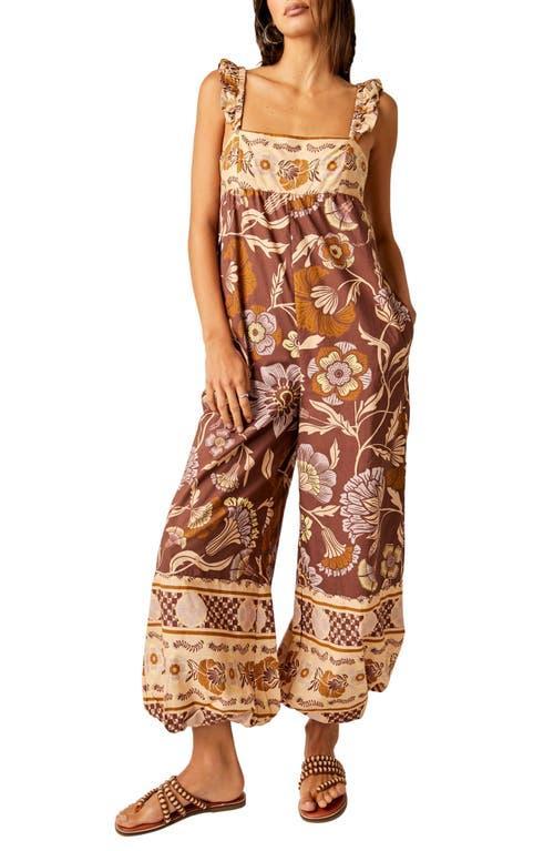 Free People Bali Albright Floral Cotton Jumpsuit Product Image