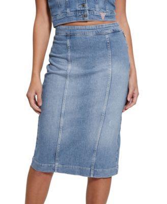 Women's Emma Denim Pencil Skirt Product Image