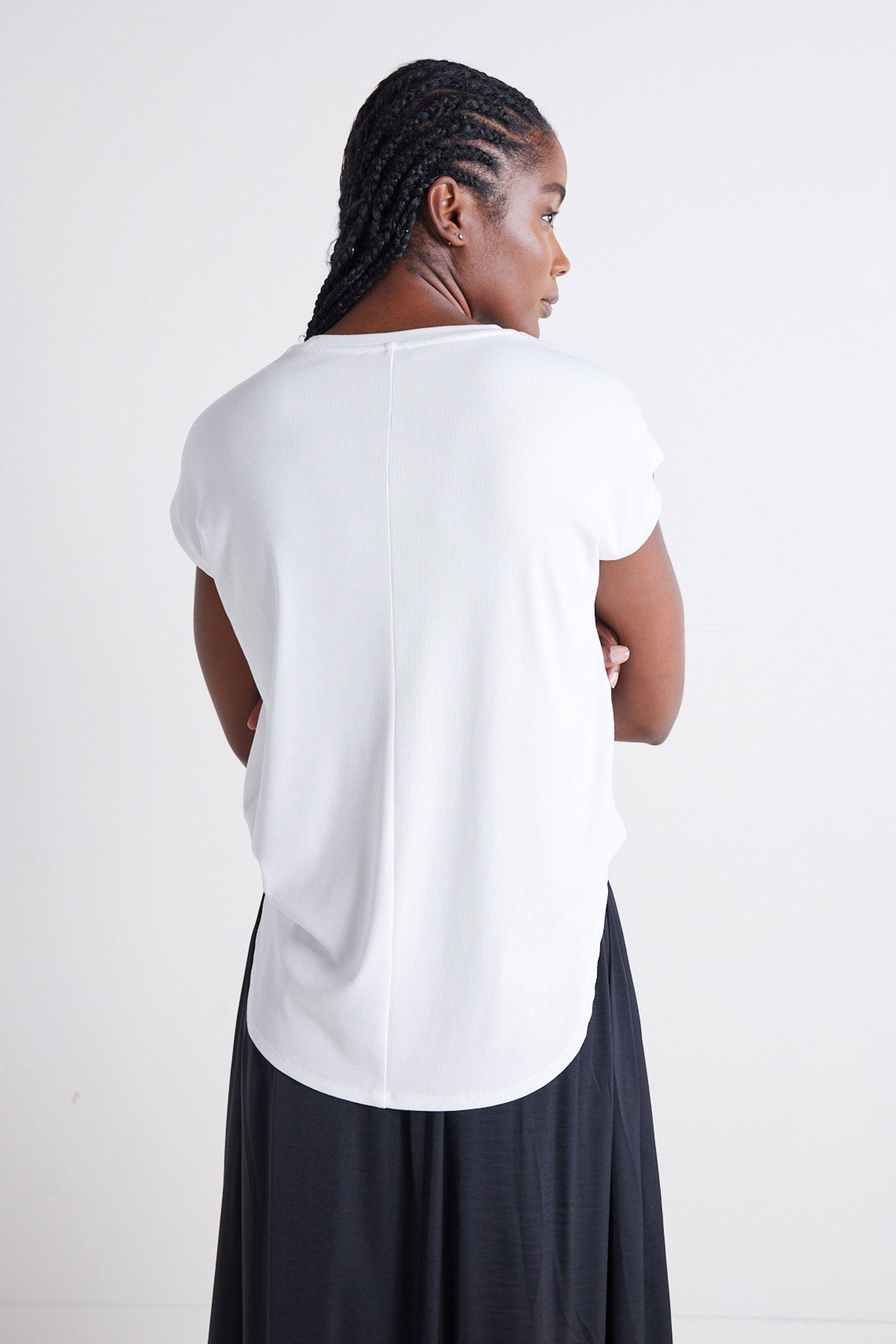 The Ribbed Tuck-In Tee Product Image