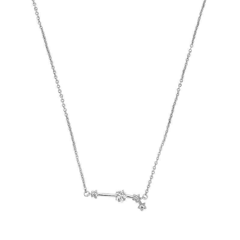 MC Collective Cubic Zirconia Constellation Necklace, Womens, 14k Gold Tone Sagittar Product Image