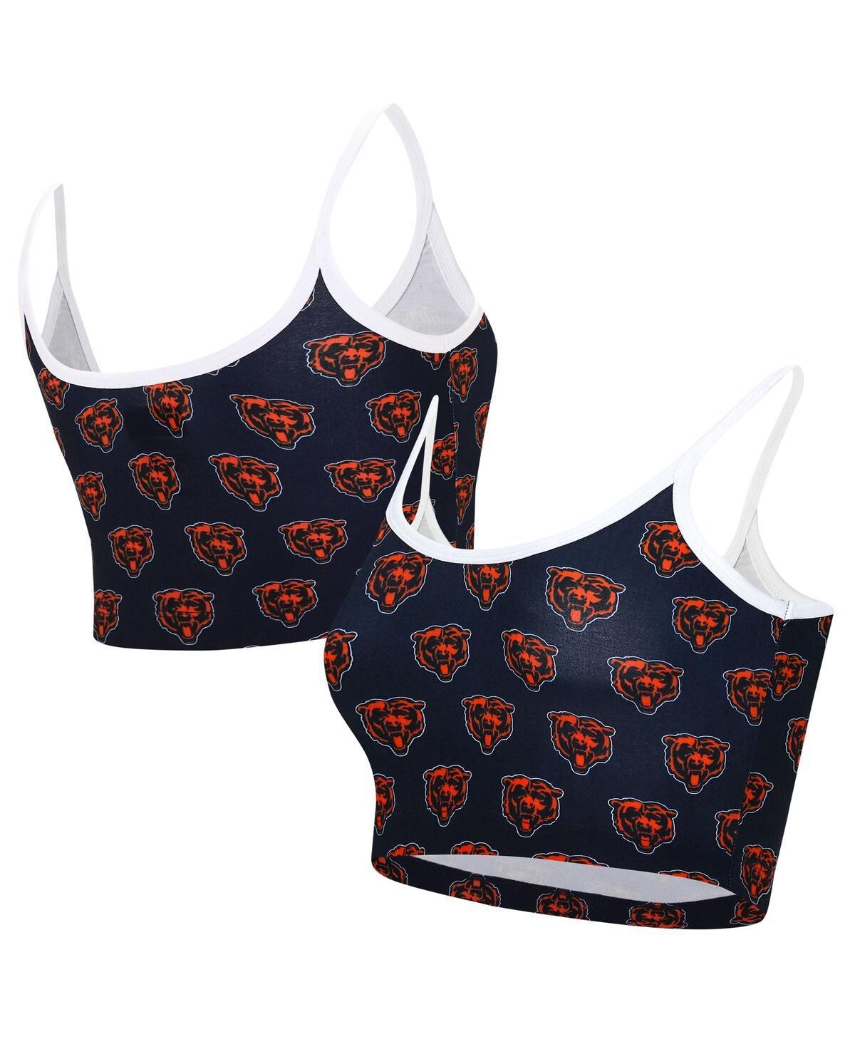 Womens Concepts Sport Chicago Bears Gauge Lounge Bralette Blue Product Image