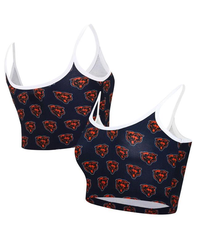 Womens Concepts Sport Navy Chicago Bears Gauge Lounge Bralette Product Image