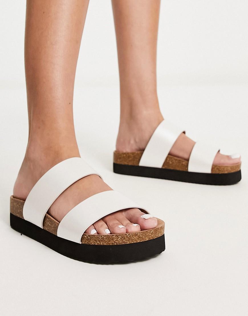 Monki double strap flat sandal Product Image