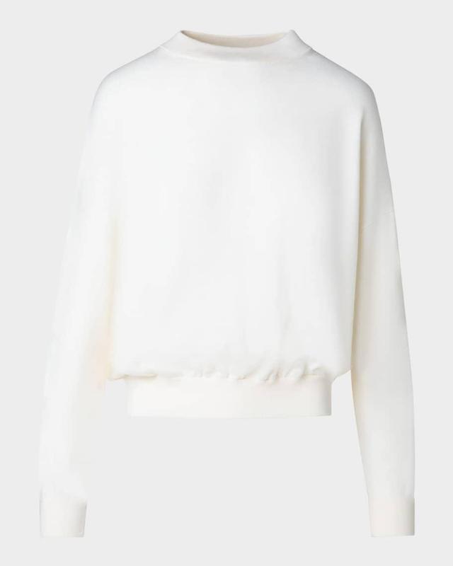 Mock Neck Merino Wool Sweater Product Image