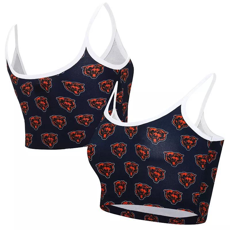 Womens Concepts Sport Chicago Bears Gauge Lounge Bralette Blue Product Image