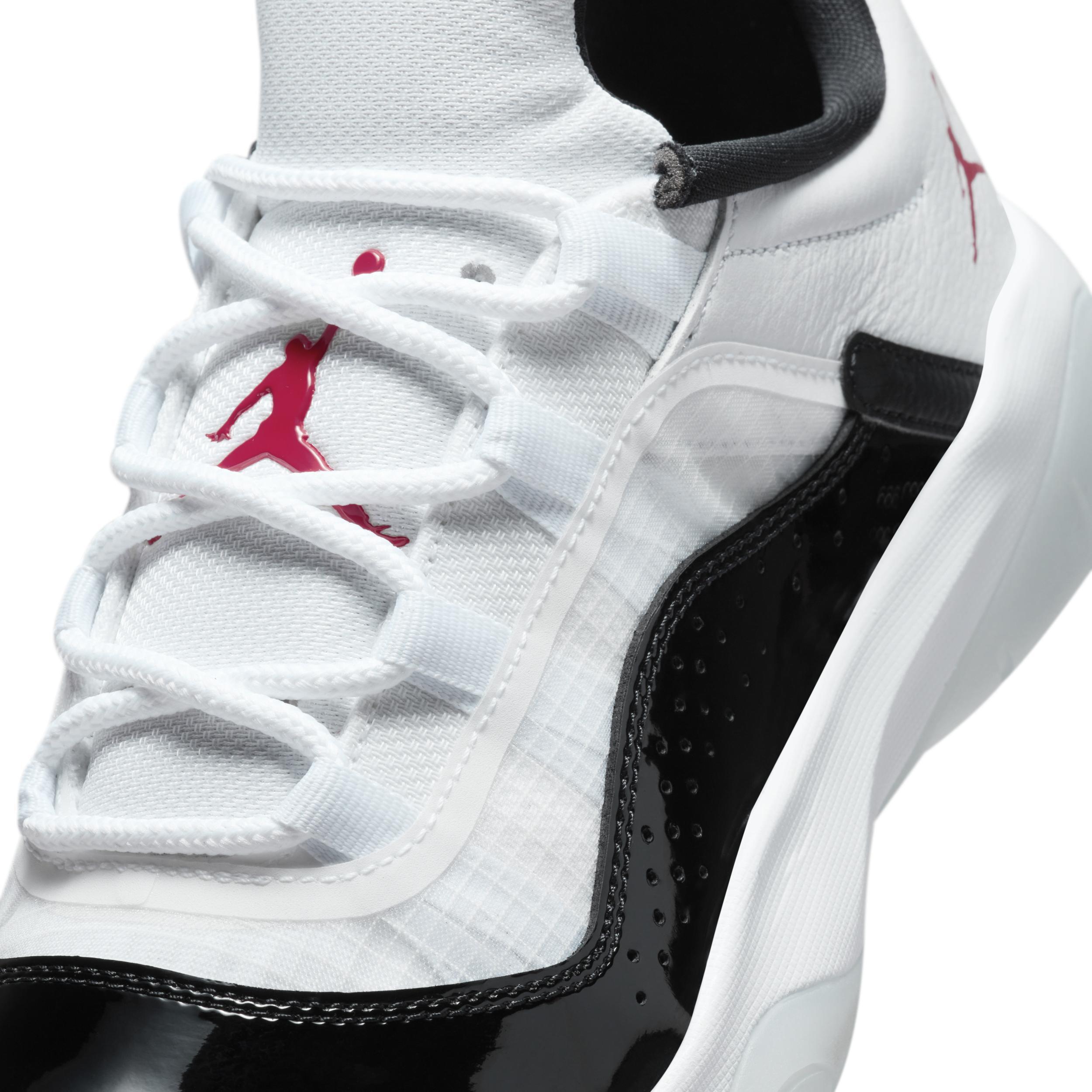 Jordan Womens Jordan AJ 11 CMFT Low - Womens Shoes White/University Red/Black Product Image