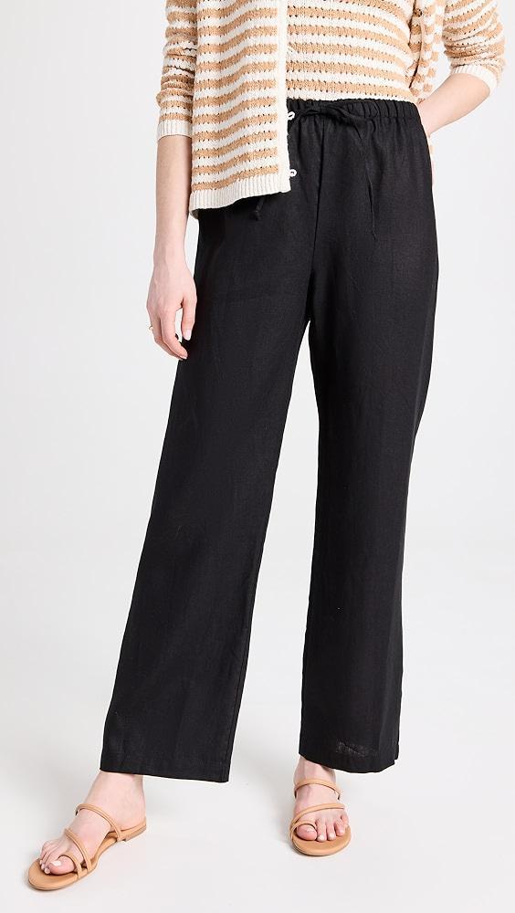 Reformation Olina Mid-Rise Linen Pants | Shopbop Product Image