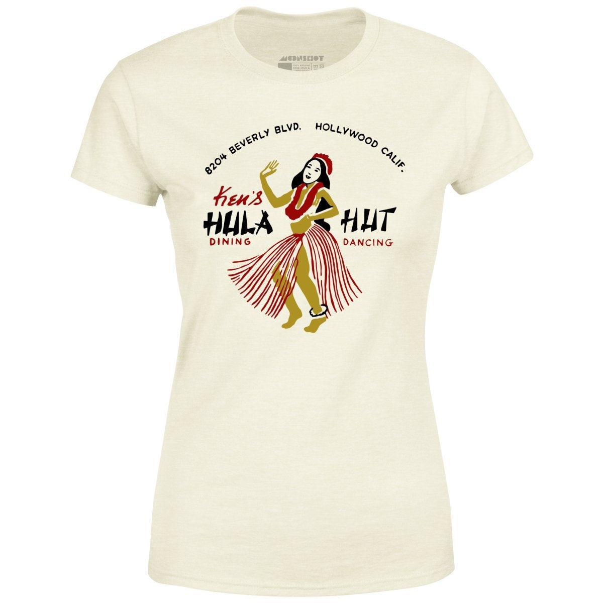 Ken's Hula Hut - Hollywood, CA - Vintage Tiki Bar - Women's T-Shirt Female Product Image