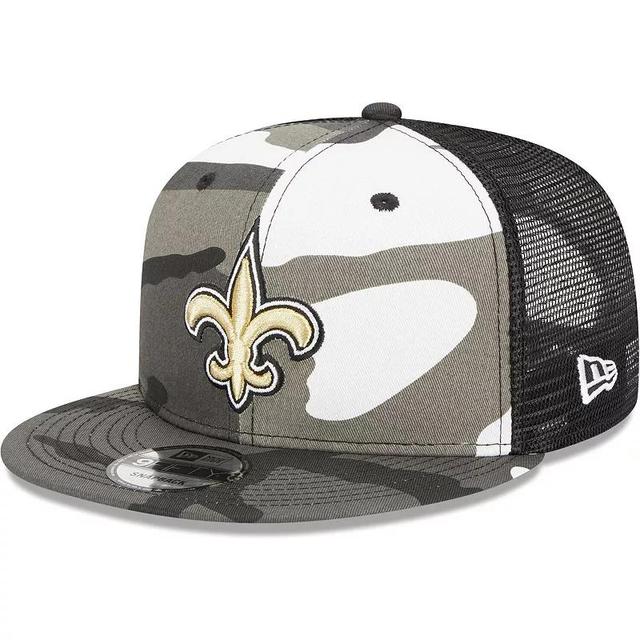 Mens New Era Urban Camo New Orleans Saints 9FIFTY Trucker Snapback Hat Product Image