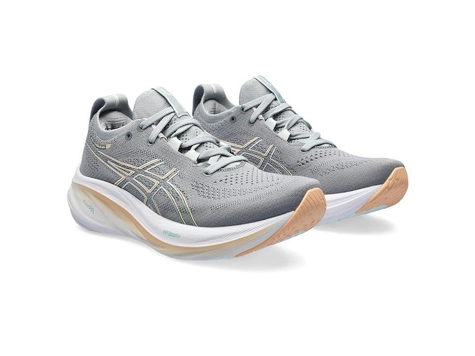 ASICS Women's GEL-Nimbus 26 (Sheet Rock/Pale Mint) Women's Shoes Product Image