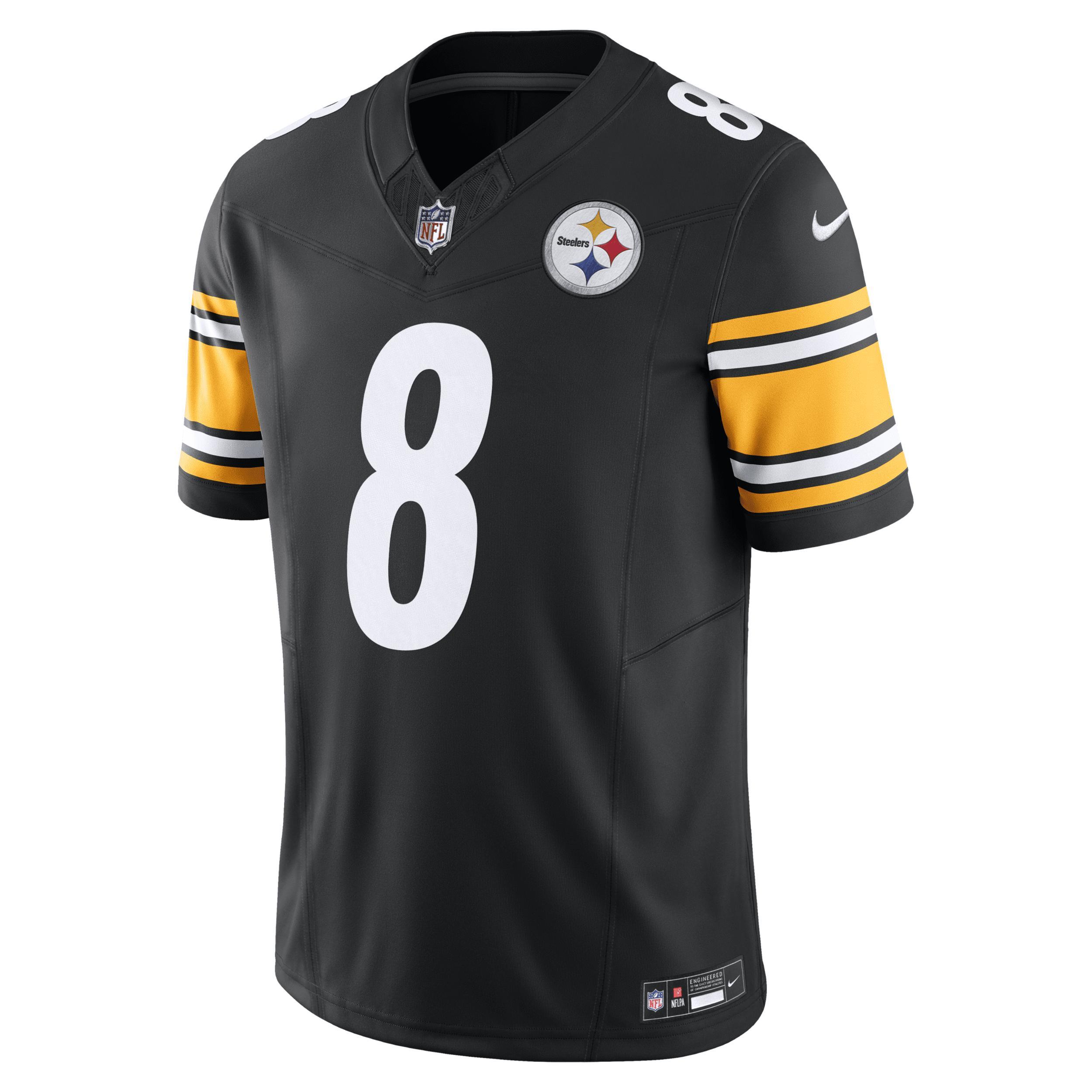 Nike Mens Kenny Pickett Pittsburgh Steelers Vapor F.u.s.e. Limited Jersey - Black Product Image