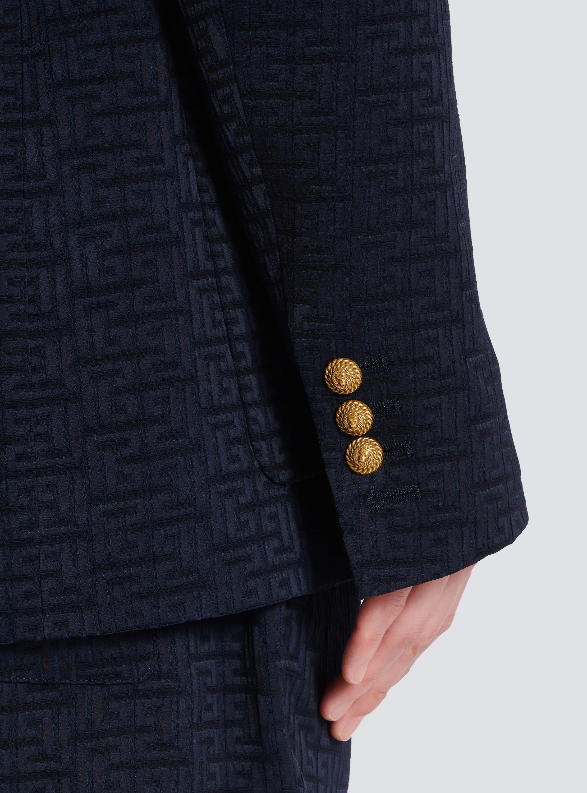 PB Labyrinth satin jacquard blazer Product Image