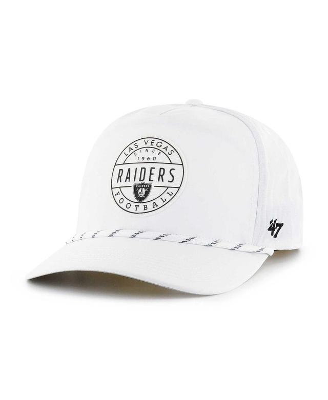 Mens 47 White Las Vegas Raiders Surburbia Hitch Adjustable Hat Product Image