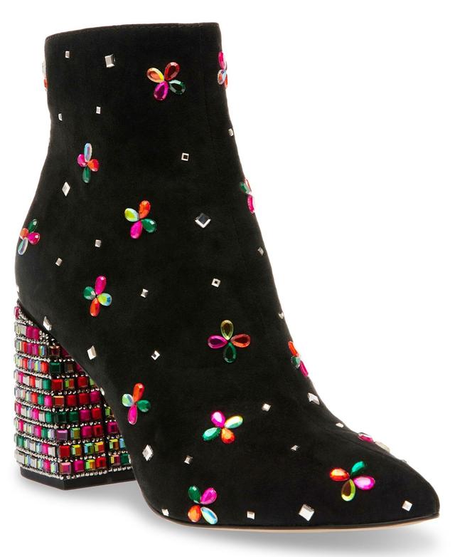 Betsey Johnson Womens Joise Rhinestone Embellished Booties Product Image