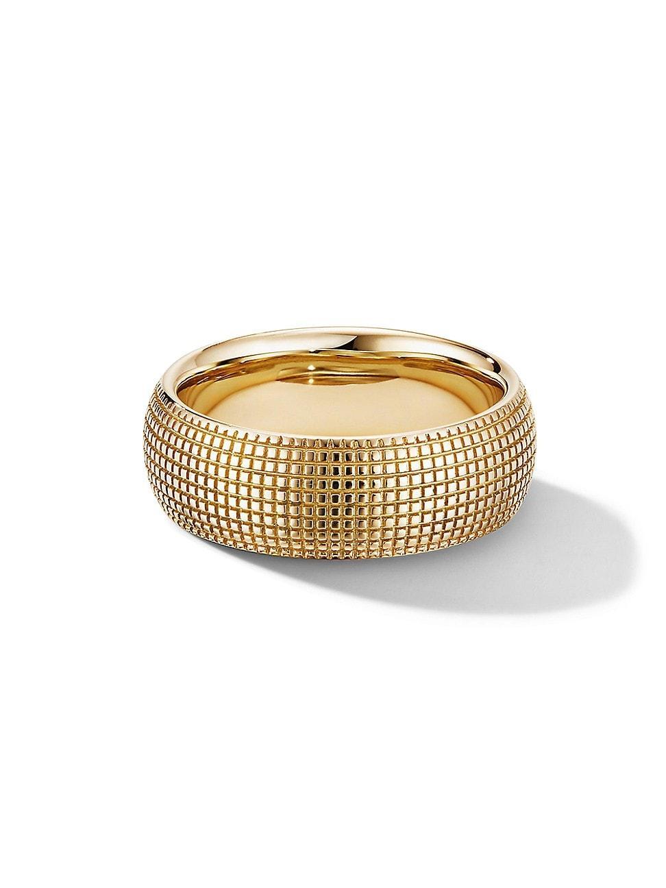 Mens Sky Band Ring in 18K Yellow Gold, 8.5mm Product Image