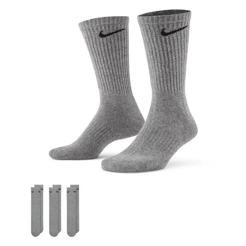 Mens Nike 3-pack Everyday Cushion Crew Training Socks Product Image