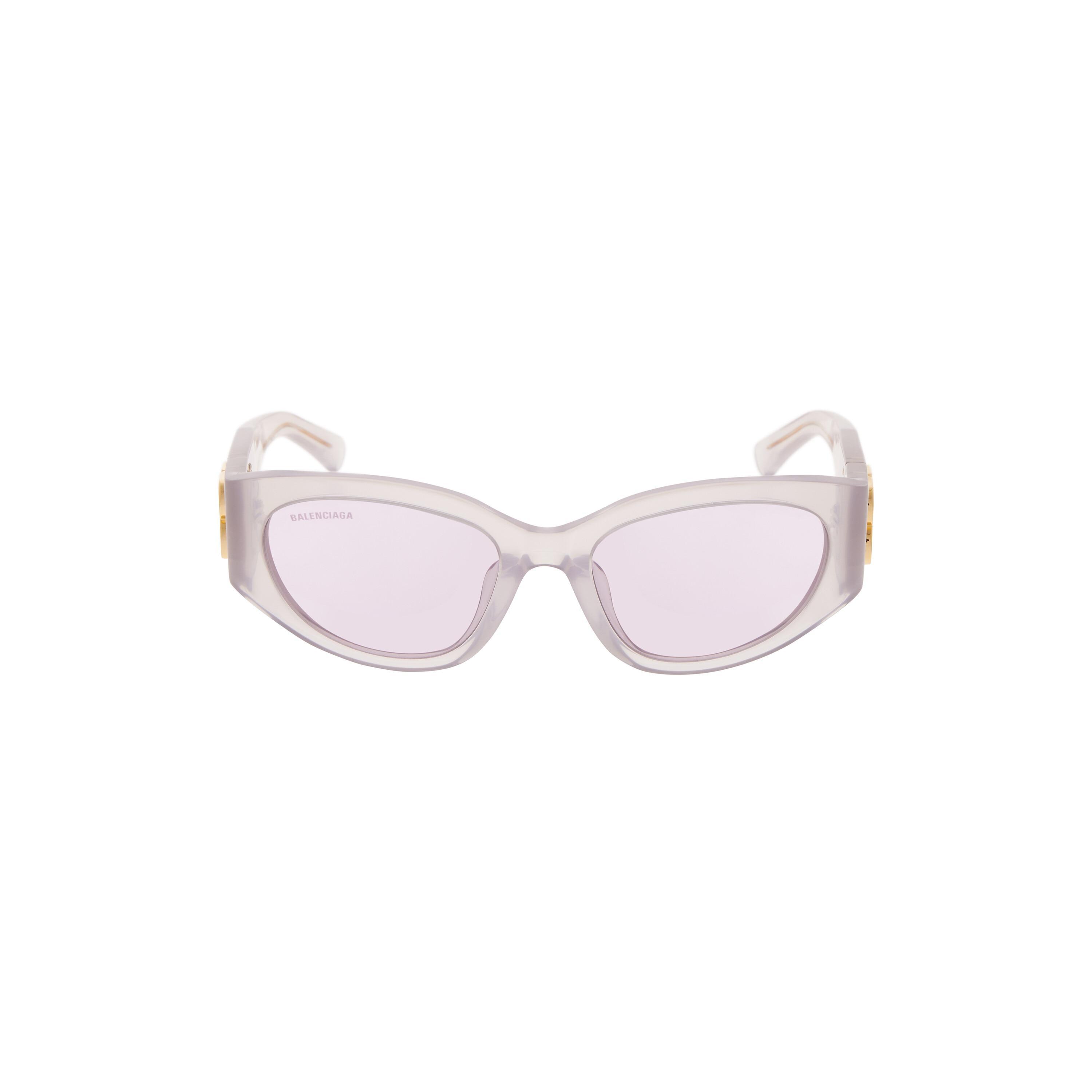 Women's Bossy Round Af Sunglasses in Light Pink Product Image