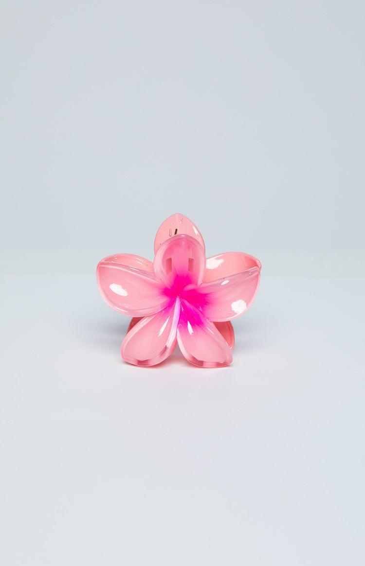 Frangipani Pink Flower Clip Product Image