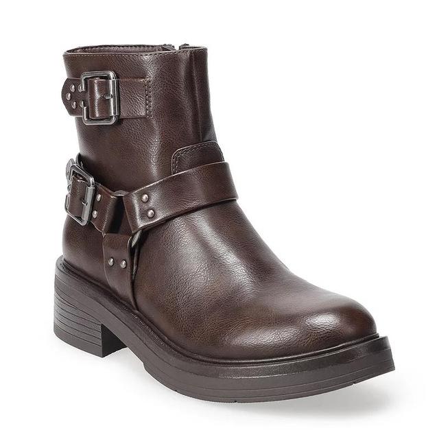 SO Womens Harness Buckle Boots Product Image