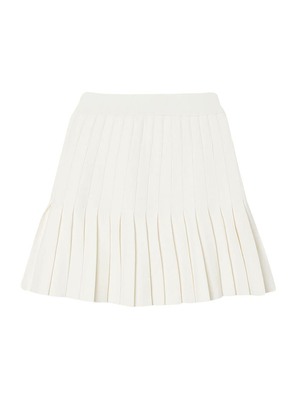 Sandro Ilnade Pleated Knit Skirt Product Image