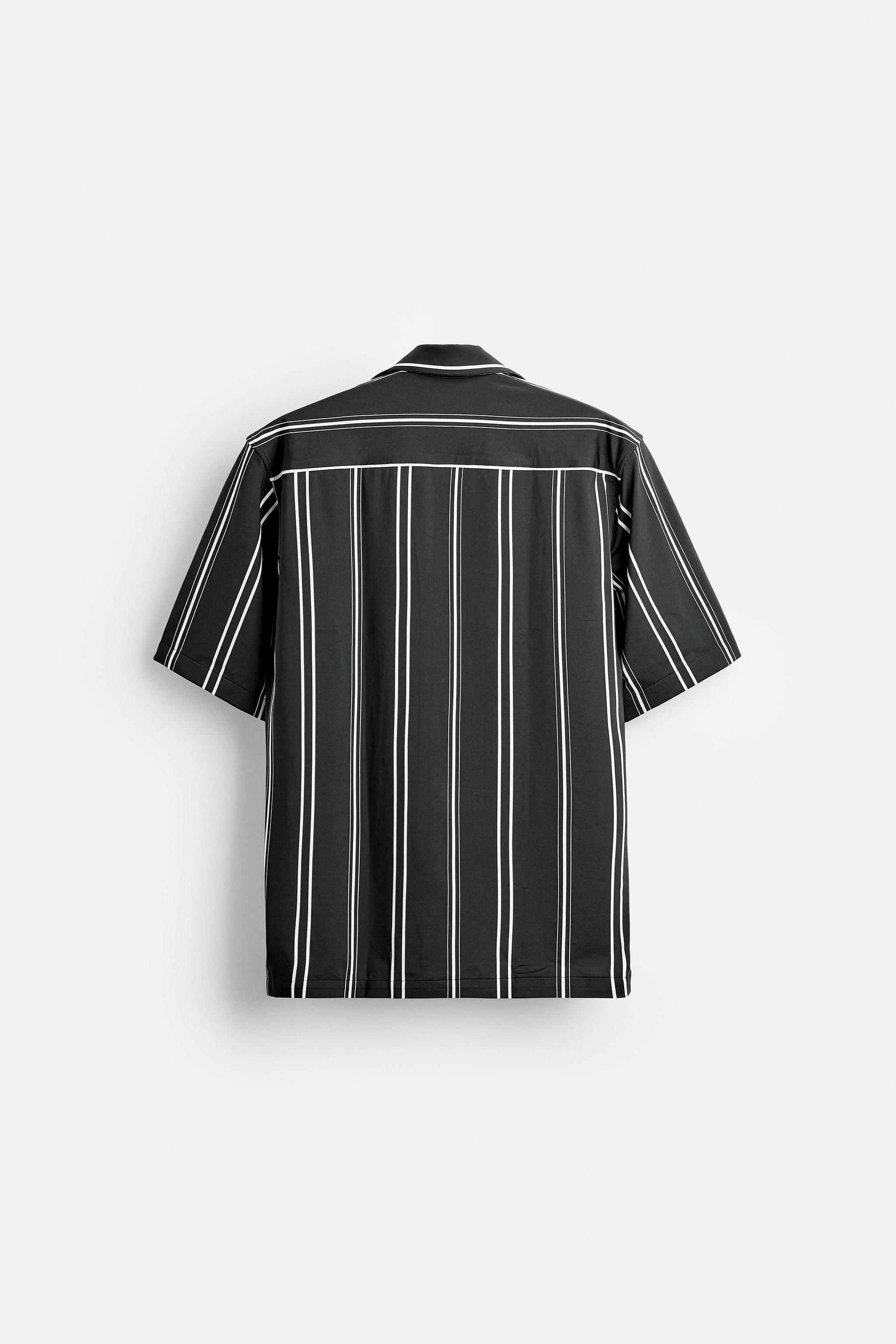 STRIPED STRETCH SHIRT Product Image