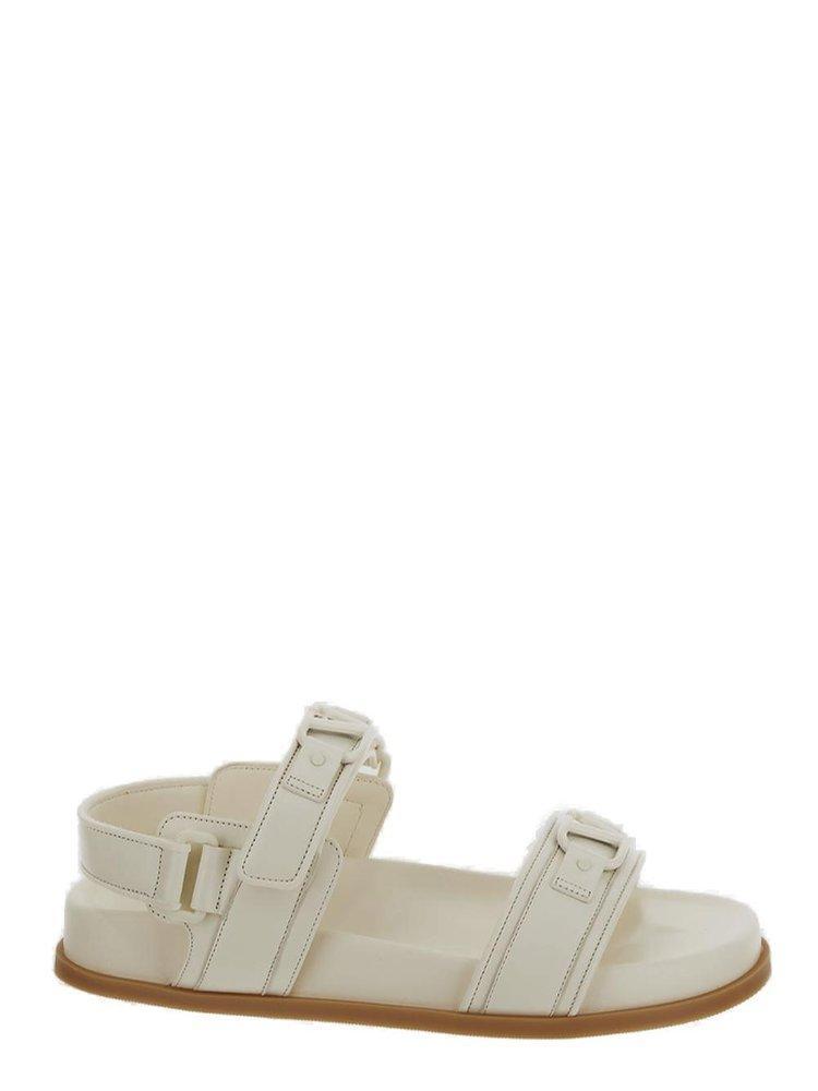 Valentino Vlogo Signature Open Toe Sandals In White product image