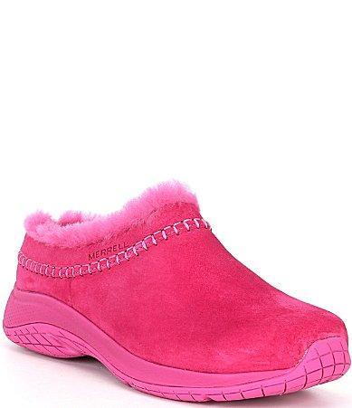 Merrell Womens Encore Ice 5 Waterproof Suede Fur Lined Clogs Product Image