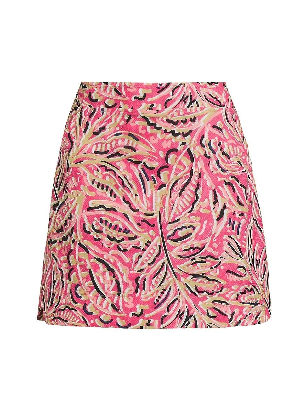 Womens Tech Stretch Shadow Floral Skort Product Image