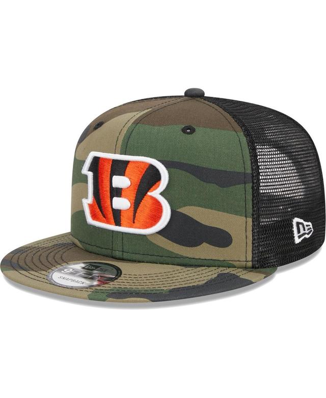 Mens New Era Camo Cincinnati Bengals  Main Trucker 9FIFTY Snapback Hat Product Image