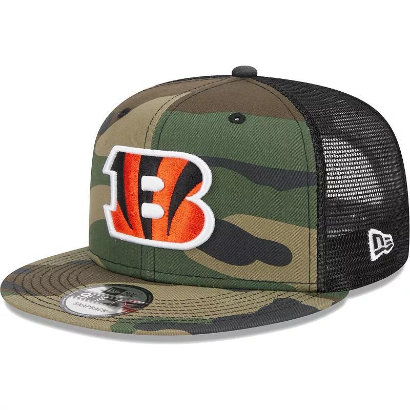 Mens New Era Camo Cincinnati Bengals  Main Trucker 9FIFTY Snapback Hat Product Image