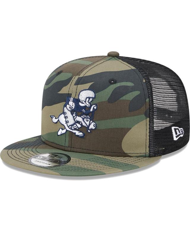 Mens New Era Camo Dallas Cowboys Retro Joe Main Trucker 9FIFTY Snapback Hat Product Image